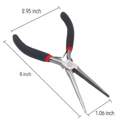 Multi-Tool Long Nose Plier (Needle Nose Forceps Repair Tool)