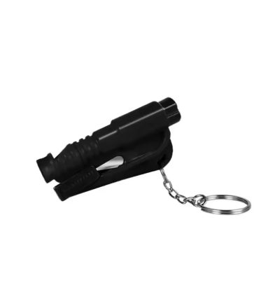 Safety Hammer with Rescue Whistle, Car Escape Tool,2-in-1 Window Breaker Seatbelt Cutter, Compact Emergency Escape Tool for Car (Black)