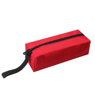 Waterproof Canvas Tool Organizer Bag (Red)