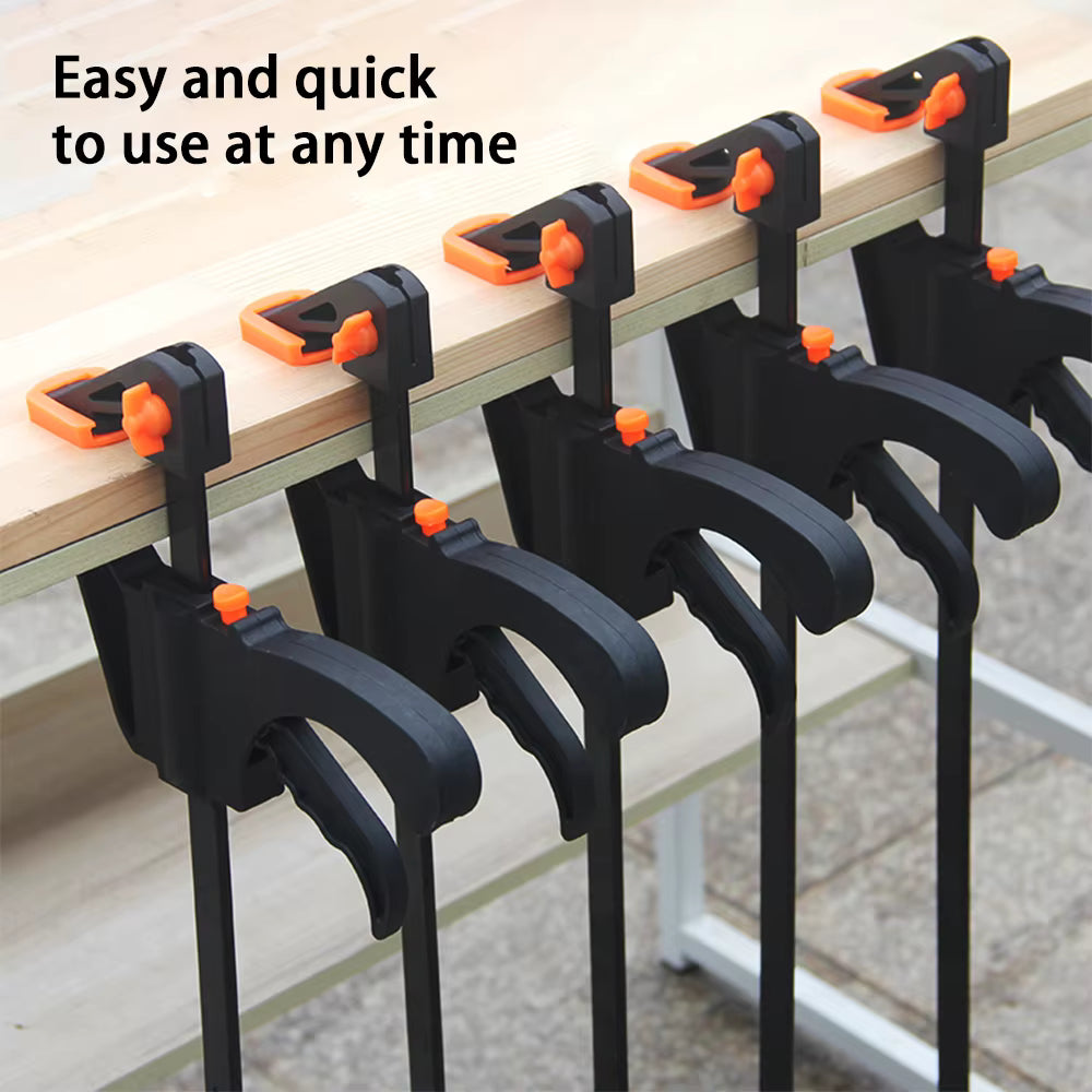 F-Style Woodworking Clamps (4/6/8 Inch Set)