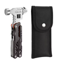 Multifunctional Folding Wrench & Hammer Tool (Black)